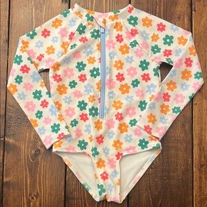 Old Navy Floral Long Sleeve Swimsuit